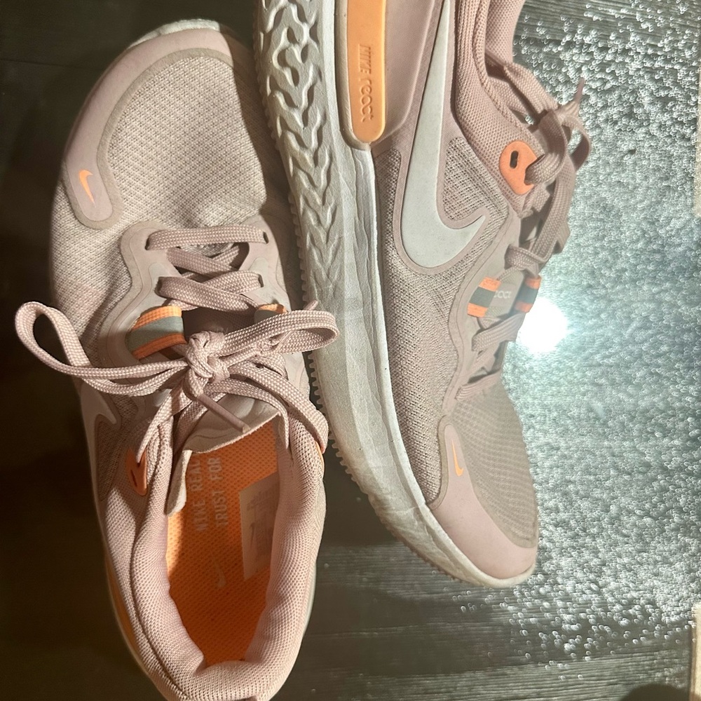 Nike Women's Pink React Miller Running Shoes